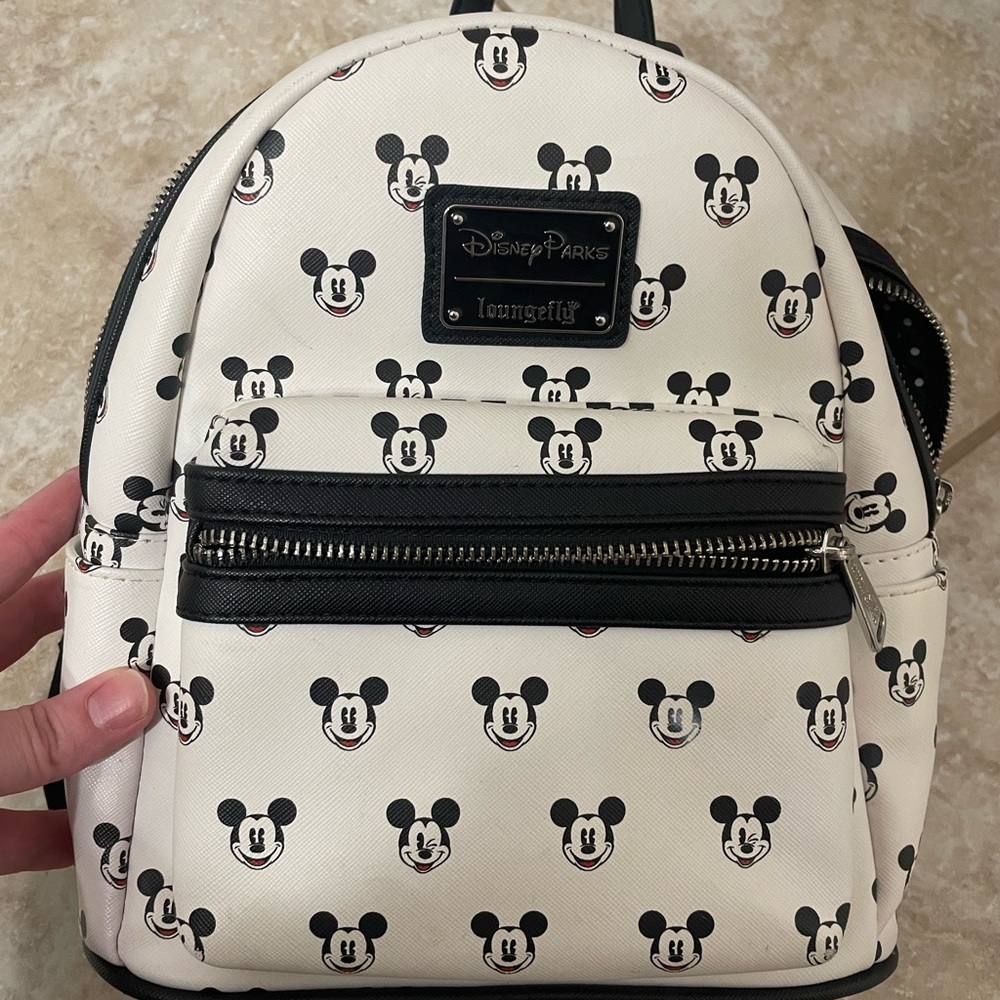 Disney Mickey Mouse Faces Mini Backpack by Loungefly